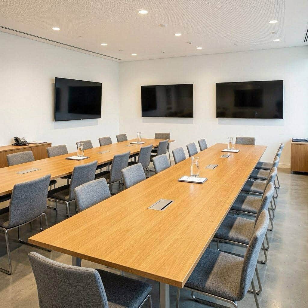 写字楼办公销售团队客户参观智慧会议区时，如何防止未授权设备接入内网
